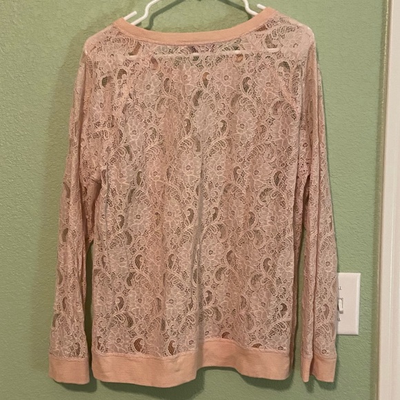 LOFT lace shirt XL - Picture 3 of 3